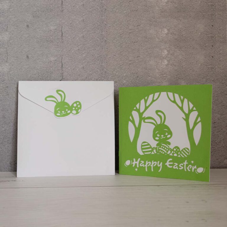 Easter Card Template Bunny And Eggs Pop Up Card Template Gom Art Craft