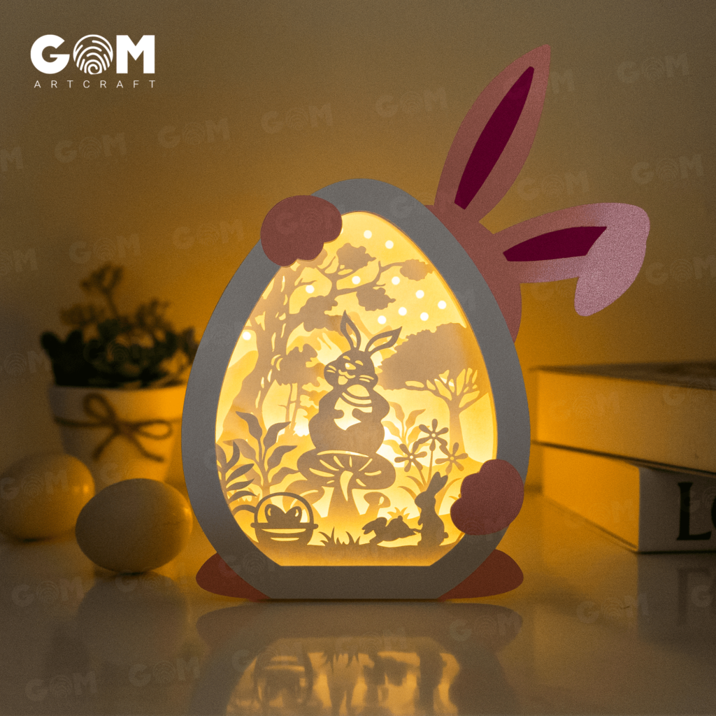 Easter Egg Lantern for Easter Decorations SVG Easter Eggs Shadow Box