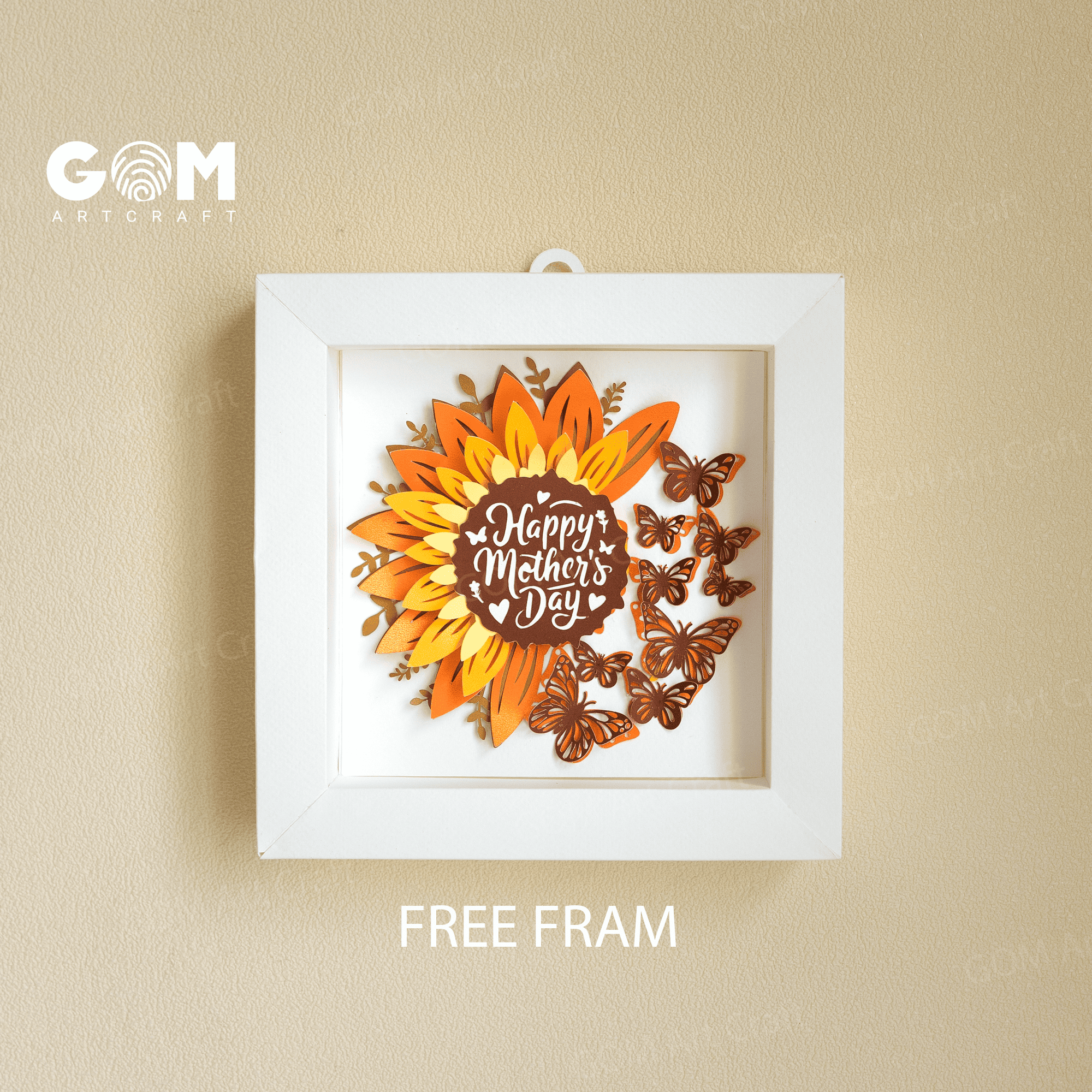 Happy Mother's day Shadow Box Template, Flower Lantern Template SVG, Mother's Day Lantern Decorations, DIY Mother's Day Gift, Mom Lantern